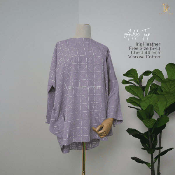 Adele Top - Iris Heather