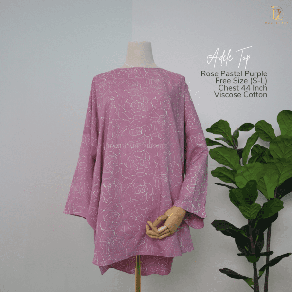 Adele Top - Rose Pastel Purple