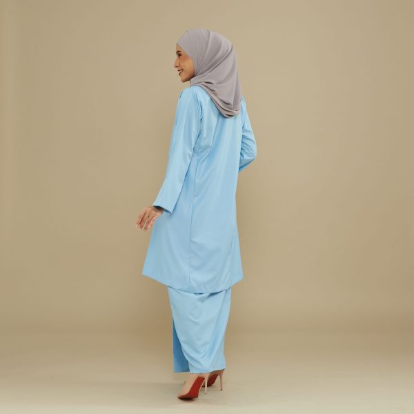 KEMBOJA KURUNG PAHANG - BABY BLUE - Image 3