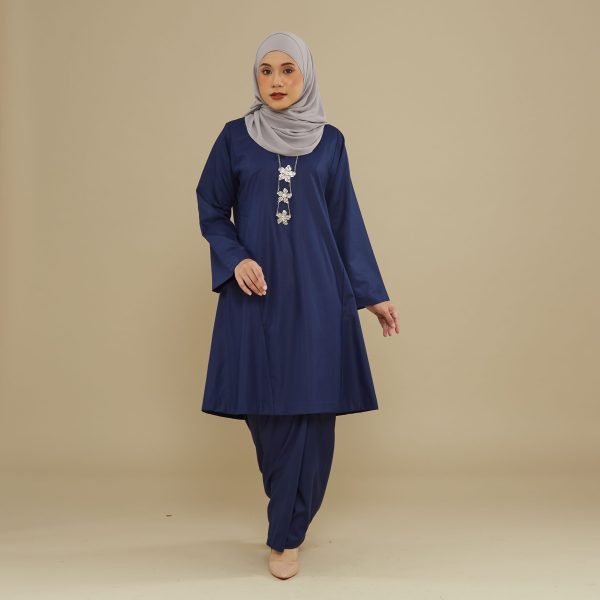 KEMBOJA KURUNG PAHANG - DARK BLUE