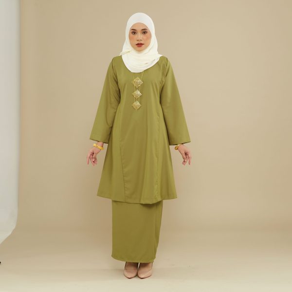 KEMBOJA KURUNG PAHANG - OLIVE