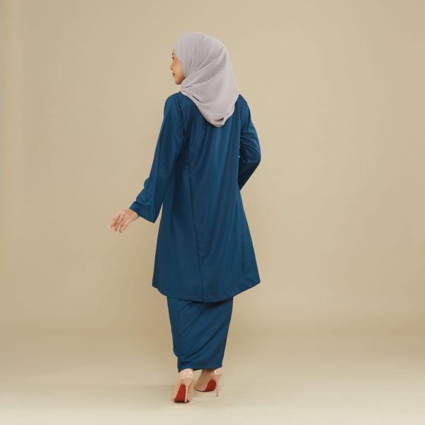 KEMBOJA KURUNG PAHANG - TEAL - Image 3