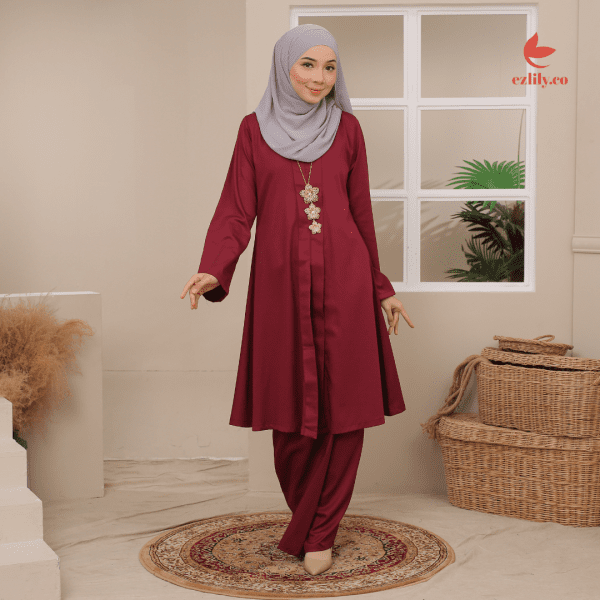 CEMPAKA KEBAYA - MAROON