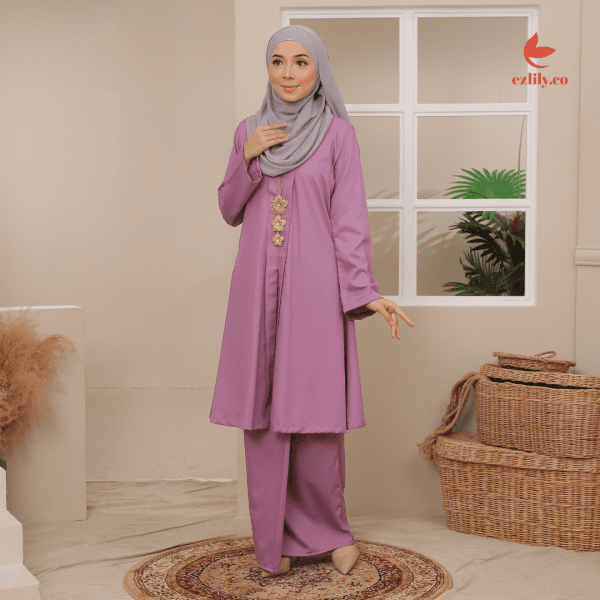 CEMPAKA KEBAYA - DUSTY PURPLE