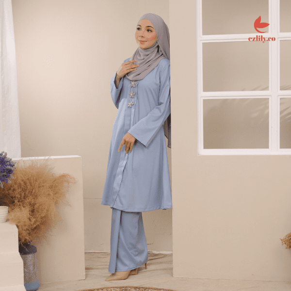 CEMPAKA KEBAYA - BABY BLUE - Image 2