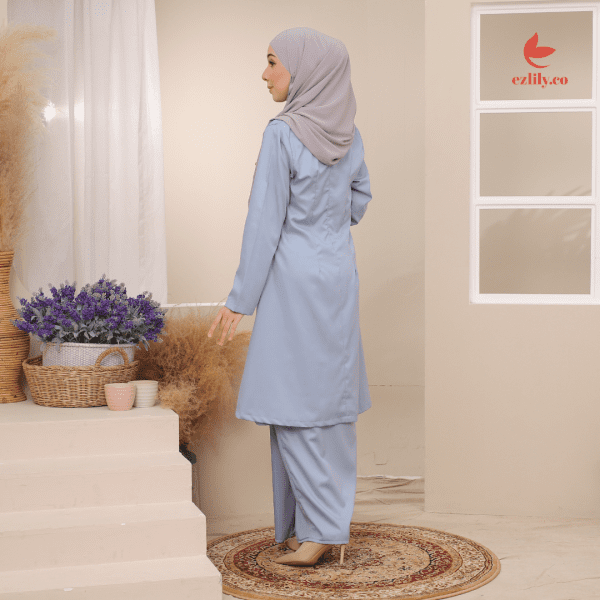 CEMPAKA KEBAYA - BABY BLUE - Image 4