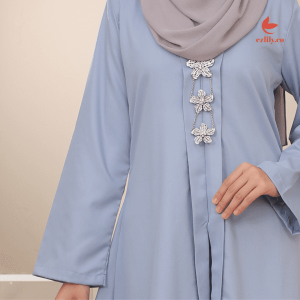 CEMPAKA KEBAYA - BABY BLUE - Image 6