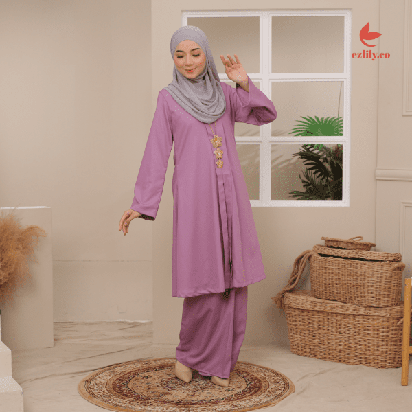 CEMPAKA KEBAYA - DUSTY PURPLE - Image 3