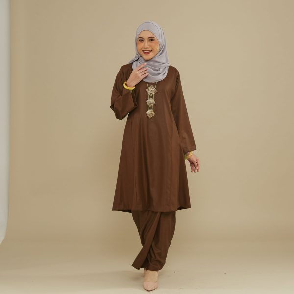 KEMBOJA KURUNG PAHANG - DARK BROWN