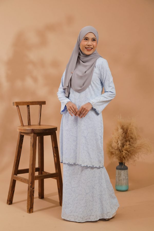 KEJORA KURUNG MODEN - BABY BLUE - Image 2