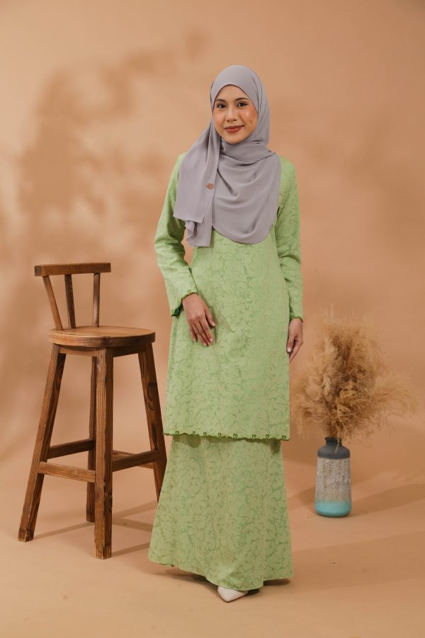 KEJORA KURUNG MODEN - APPLE GREEN - Image 3